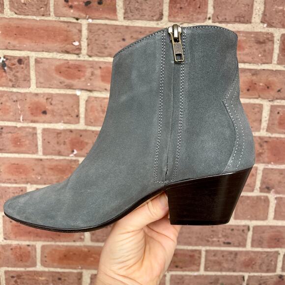 Isabel Marant Western Gray Suede Dacken Ankle Boots Booties Country Boho sz 36 - Picture 12 of 16